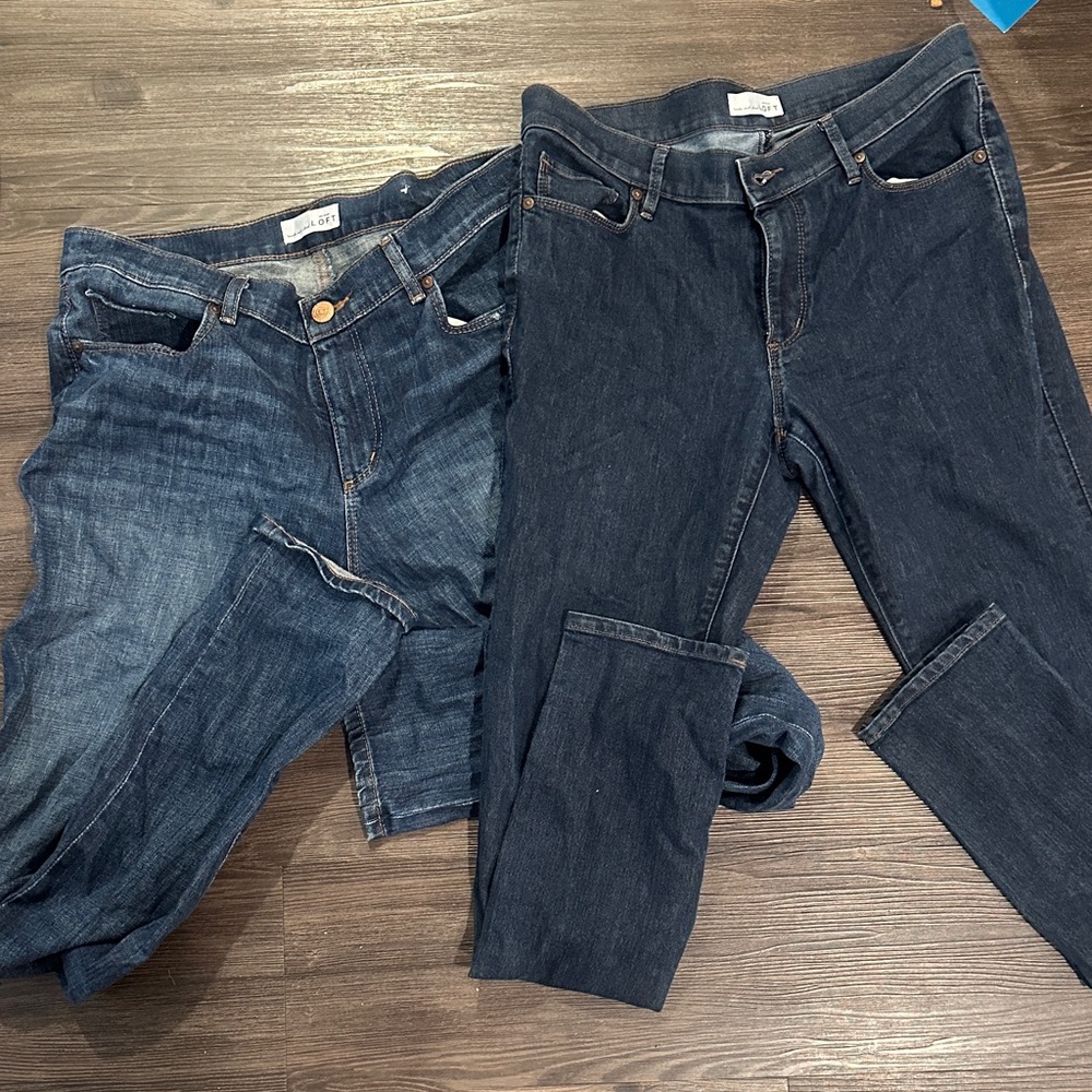 Bundle of Loft Dark Wash HR Skinny Jean  Women's Jeans 8